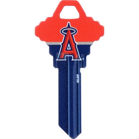 Hillman HILLMAN MLB Los Angeles Angels Painted Key House/Office Universal Key Blank SC1 Single, PK6 89650